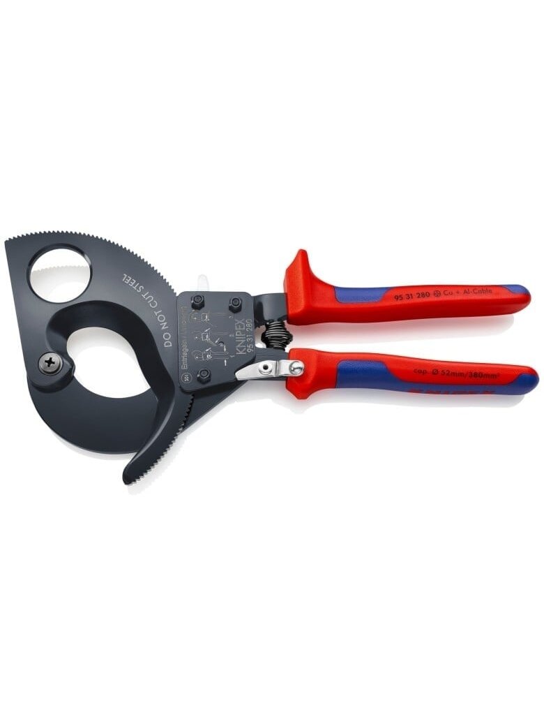 Kabelių kirpimo žirklės KNIPEX 9531280 (Ø51mm/380 mm2)