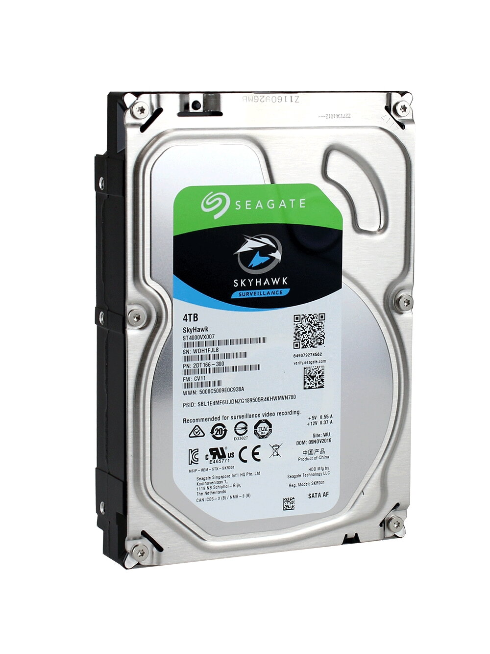 Kietasis diskas SEAGATE Surveillance ST4000VX016 Hik-vision 4 TB