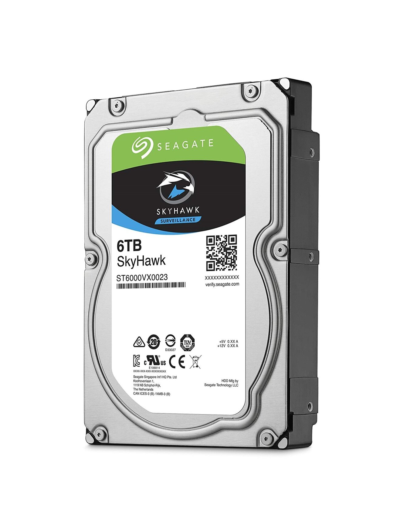Kietasis diskas SEAGATE Skyhawk Surveillance ST6000VX001 6TB Kietasis diskas SEAGATE Skyhawk Surveillance ST6000VX001 6TB