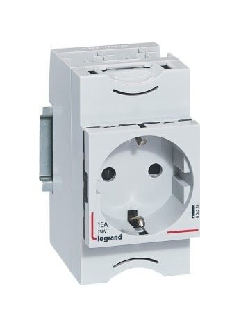 Kištukinis lizdas ant DIN bėgelio su įžeminimu Legrand 004285 (16A, 230V) Kištukinis lizdas ant DIN bėgelio su įžeminimu Legrand 004285 (16A, 230V)
