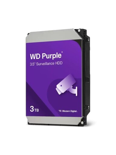 Kietasis diskas Hikvision WD Purple WD44PURZ (4TB, 3.5", skirta DVR/NVR)