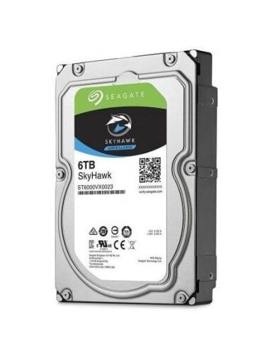 Kietasis diskas SEAGATE Skyhawk ST8000VX010 8TB Surveillance
