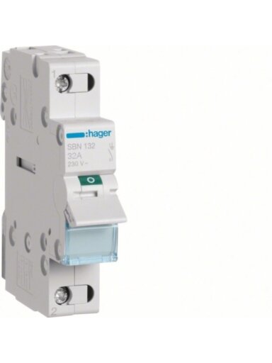 Kirtiklis Hager SBN132 (1P, 32A, 230V, 1 mod.)
