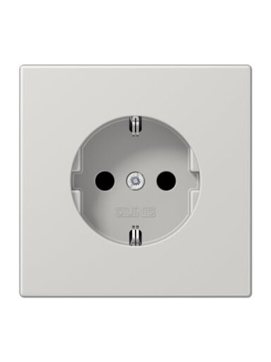 Kištukinis lizdas su įžeminimu JUNG LS1520LG (pilkas, 16A/250V)