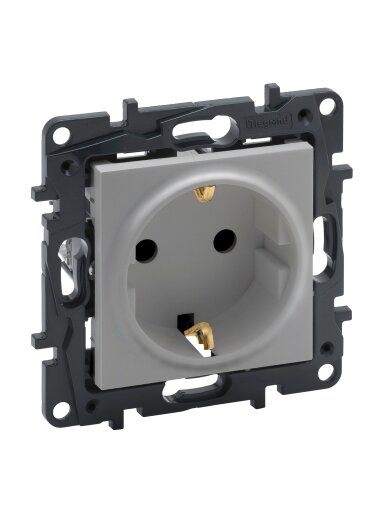 Kištukinis lizdas Suno Legrand 863320 (aluminio spalva)