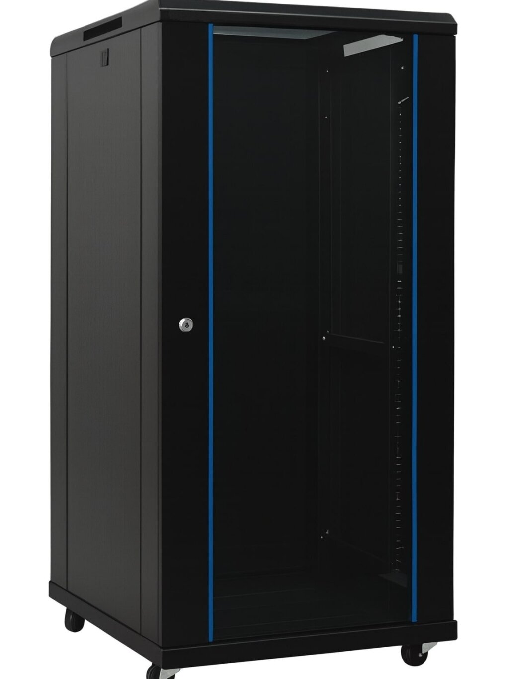 Komutacinė spinta 19'' pastatoma 22U 600x600x1095mm (juoda, nesurinkta, IP20) A2-6622