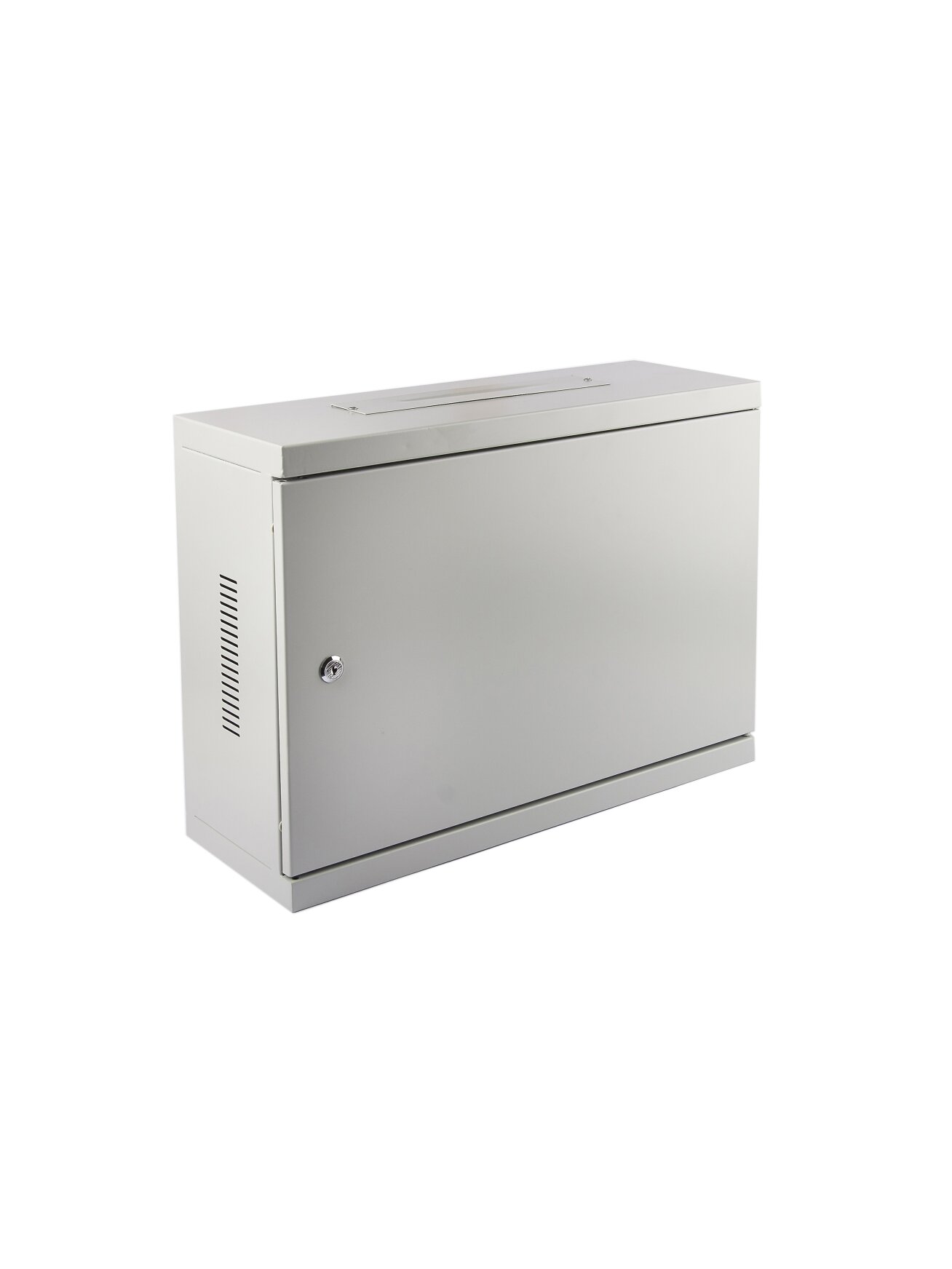 Komutacinė spinta 19'' pakabinama 3U 540x400x180 (balta, metalo durys)