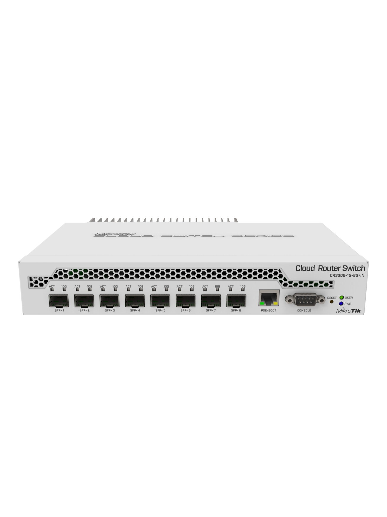 Komutatorius 9 prievadų Mikrotik CRS309-1G-8S+IN Komutatorius 9 prievadų Mikrotik CRS309-1G-8S+IN