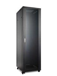 Komutacinė spinta 19'' pastatoma 42U 600x800x2055 (surinkta, juoda) Komutacinė spinta 19'' pastatoma 42U 600x800x2055 (surinkta, juoda)