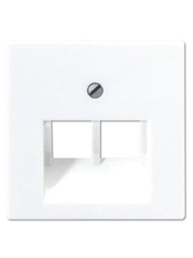 Kompiuterinio lizdo apdaila JUNG A569-2BFPLUAWW (balta, 2xRJ45) Kompiuterinio lizdo apdaila JUNG A569-2BFPLUAWW (balta, 2xRJ45)