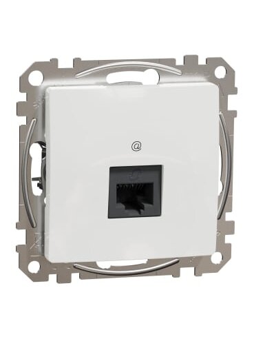 Kompiuterinis lizdas 1xRJ45 UTP cat.6 Schneider Electric Sedna Design SDD111461 (baltas)