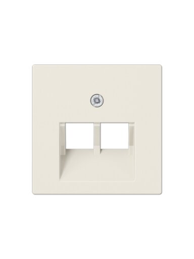 Kompiuterinio lizdo apdaila JUNG A569-2BFPLUA (dramblio kaulo spalva, 2xRJ45)