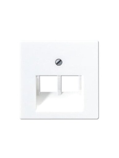 Kompiuterinio lizdo apdaila JUNG A569-2BFPLUAWW (balta, 2xRJ45)