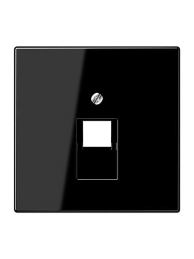 Kompiuterinio lizdo apdaila JUNG LS969-1UASW (juoda, 1xRJ45)