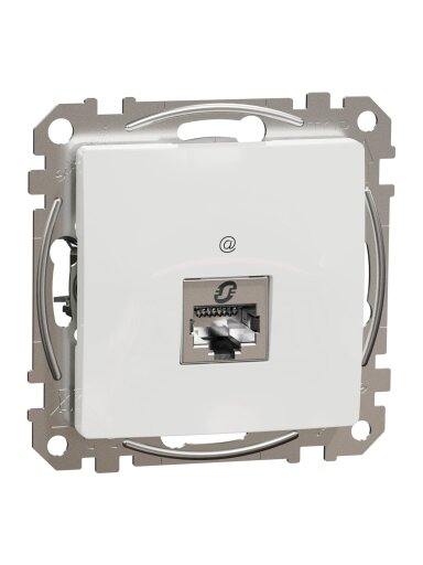 Kompiuterinis lizdas 1×RJ45 Schneider Electric Sedna Design SDD111461S (Cat6, STP, baltas)