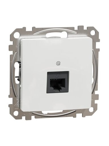 Kompiuterinis lizdas 1xRJ45 UTP cat.6 Schneider Electric Sedna Design SDD111461 (baltas)