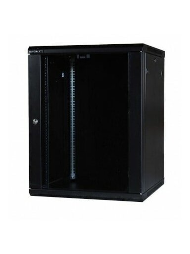 Komutacinė spinta 19" pakabinama 12U 600x600x635 (juoda, nesurinkta)