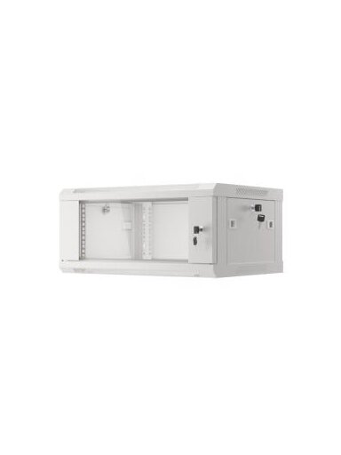 Komutacinė spinta 19'' pakabinama 9U 600x450x501mm (pilka, nesurinkta, IP20) ASP2-6409