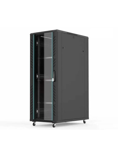 Komutacinė spinta 19'' pastatoma 37U 600x1000x1833 (nesurinkta, juoda)
