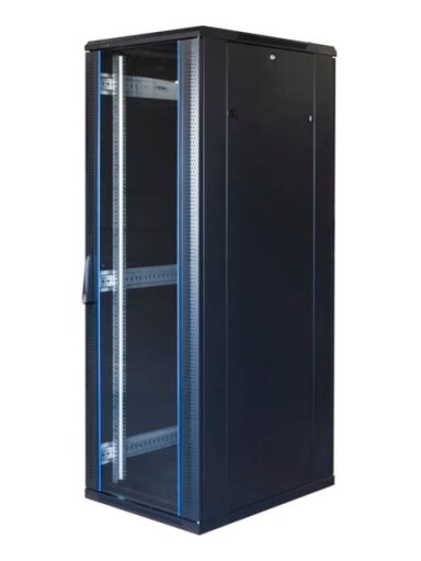Komutacinė spinta 19'' pastatoma 37U 800x1000x1833 (nesurinkta, juoda)