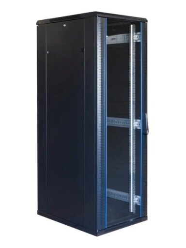 Komutacinė spinta 19'' pastatoma 37U 800x600x1833 (nesurinkta, juoda)
