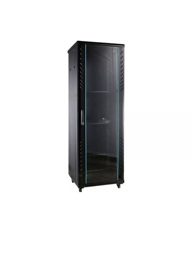 Komutacinė spinta 19'' pastatoma 42U 800x600x2055 (nesurinkta, juoda)