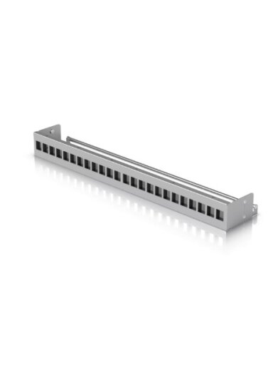 Komutatoriaus rėmas 24 prievadų Ubiquiti UACC-Rack-Panel-Patch-Blank-24