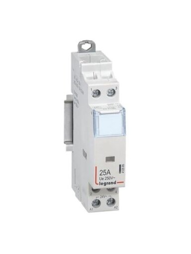 Kontaktorius Legrand 412505 (2N/O 250V, 24V, 2P, 25A)