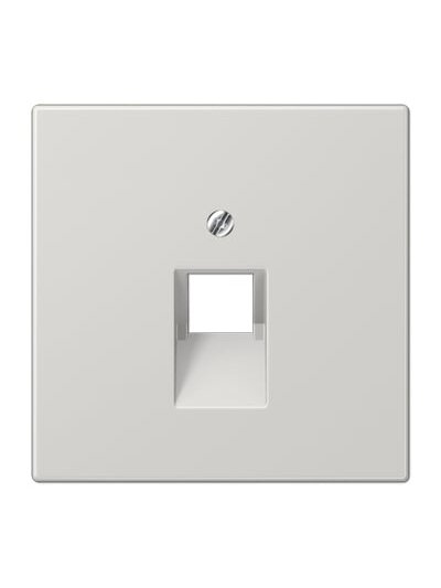 Kompiuterinio lizdo apdaila JUNG LS969-1UALG (pilka, 1xRJ45)