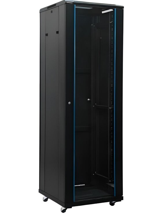 Komutacinė spinta 19'' pastatoma 22U 600x800x1095mm (juoda, nesurinkta, IP20) A2-6822