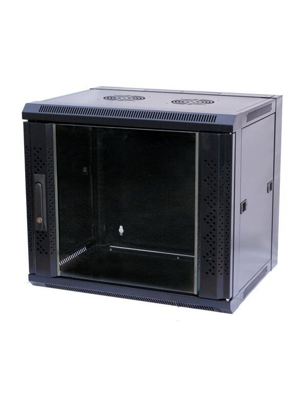 Komutacinė pakabinama spinta 19" 15U 600x450x769 (juoda, surinkta) Komutacinė pakabinama spinta 19" 15U 600x450x769 (juoda, surinkta)