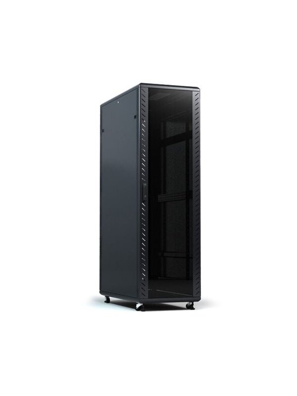 Komutacinė spinta 19'' pastatoma 42U 600x800x2055 (nesurinkta, juoda)