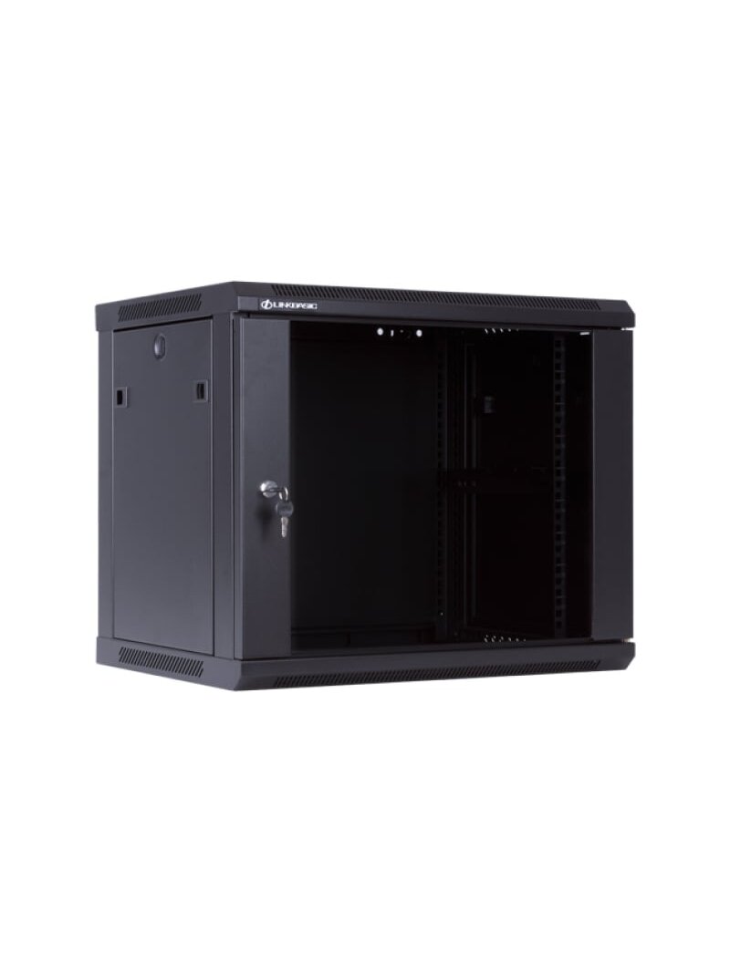 Komutacinė pakabinama spinta 19" 6U 600x500x368 (juoda, nesurinkta)