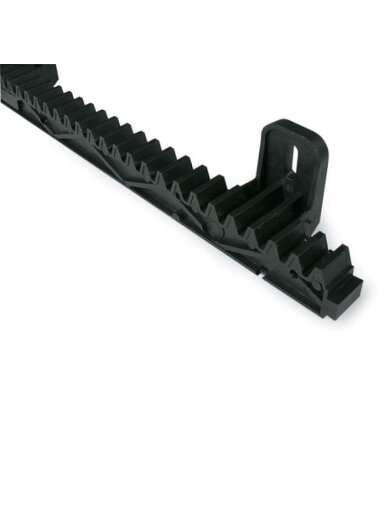 Krumpliaratinė plastikinė juosta vartams su plienine šerdimi NICE ROA6 M4 (1 m)