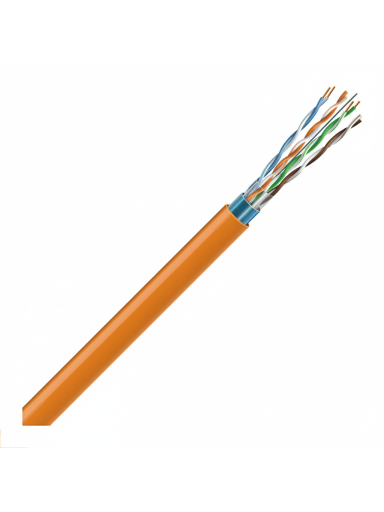 LAN tinklo kabelis ECG FTP 6 (vidaus, ekranuotas, PVC/LSZH, 500m, 23AWG/0,56mm, B2ca(s1,d1,a1))
