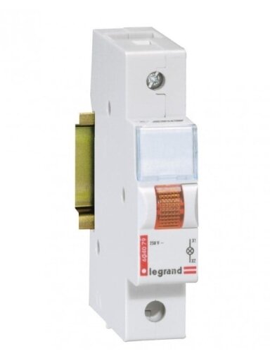 LED indikatorius ant DIN Legrand 604079 (oranžinis, 230V, TX3 1 mod.)