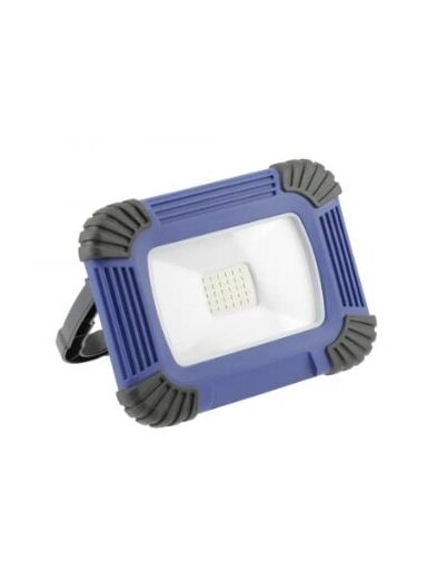LED nešiojamas šviestuvas su baterija (20W, 1600lm, IP54, 6400K) GTV LD-OXCX20W-64