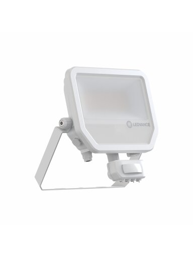 LED prožektorius Ledvance FLOODLIGHT SENSOR 50 4099854306884 (41W, 4000K, 6000lm, IP65, balta, judesio daviklis)