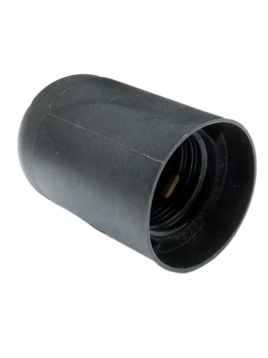Lempos lizdas E27 plastikinis Pawbol D.3005 (juoda)