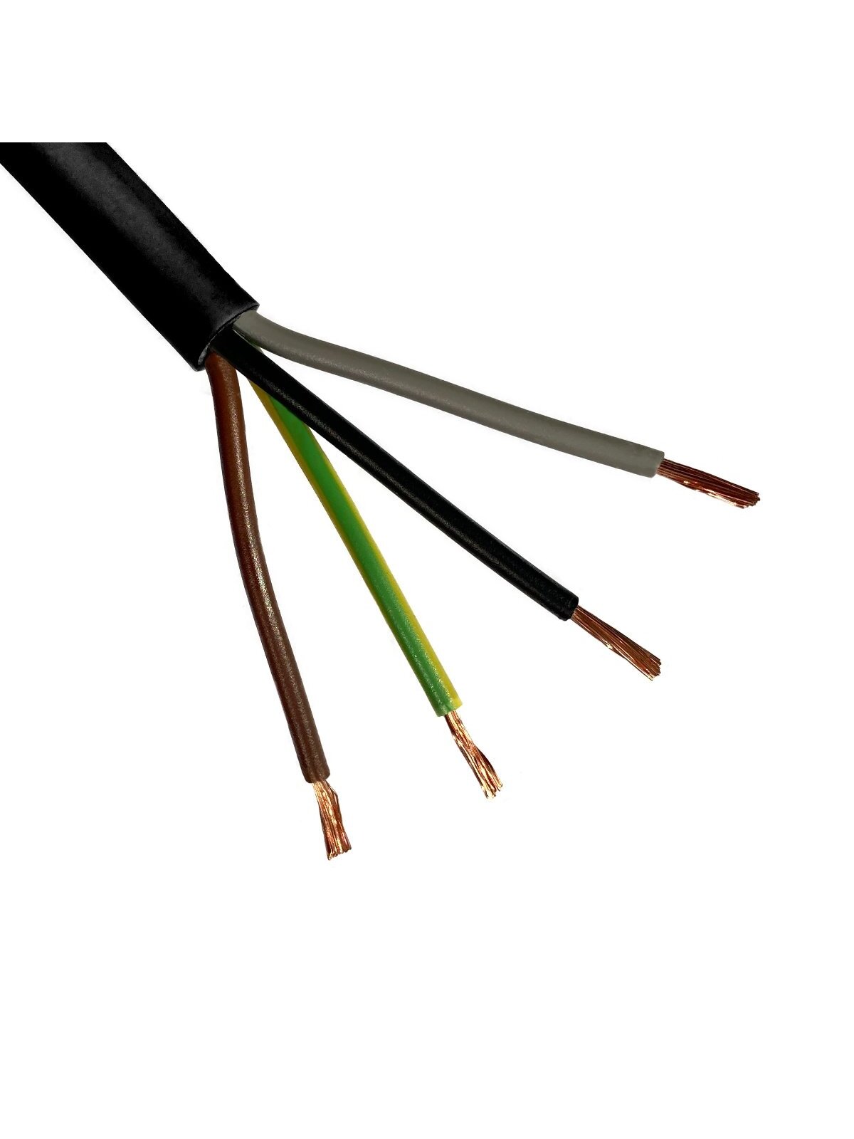 Lietkabelis OMY kabelis BVV-LL 4x2.5mm2 (juodas, 100m) Lietkabelis OMY kabelis BVV-LL 4x2.5mm2 (juodas, 100m)
