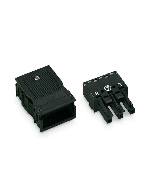 Lizdas su korpusu Wago 770-103 (juoda) Lizdas su korpusu Wago 770-103 (juoda)