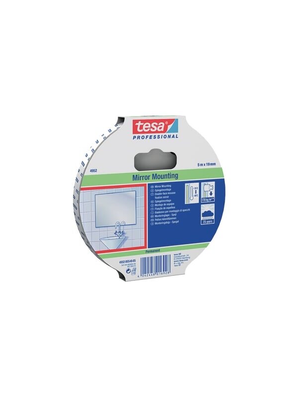 Lipni dvipusė juosta lauko darbams TESA 5m x 19mm 04952-00003-05 Lipni dvipusė juosta lauko darbams TESA 5m x 19mm 04952-00003-05