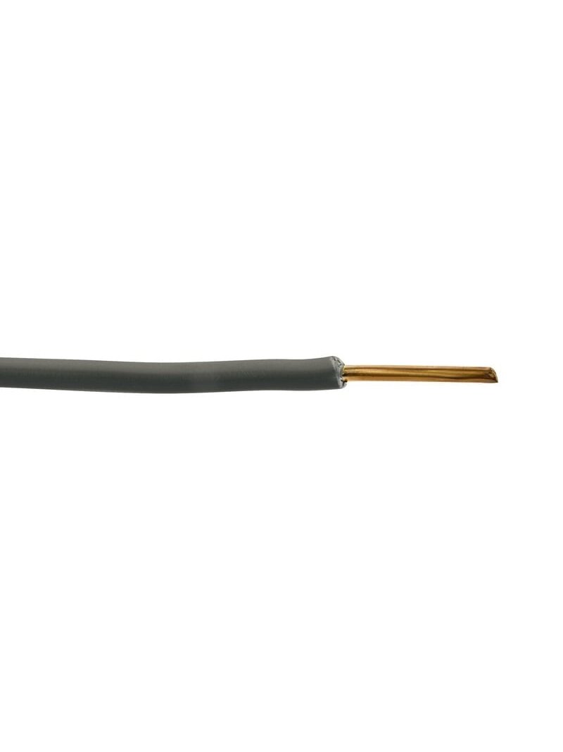 Lietkabelis H07V-U (YDY) 1x4 mm2 vienagyslis laidas (monolitinis, juodas, 1 m)