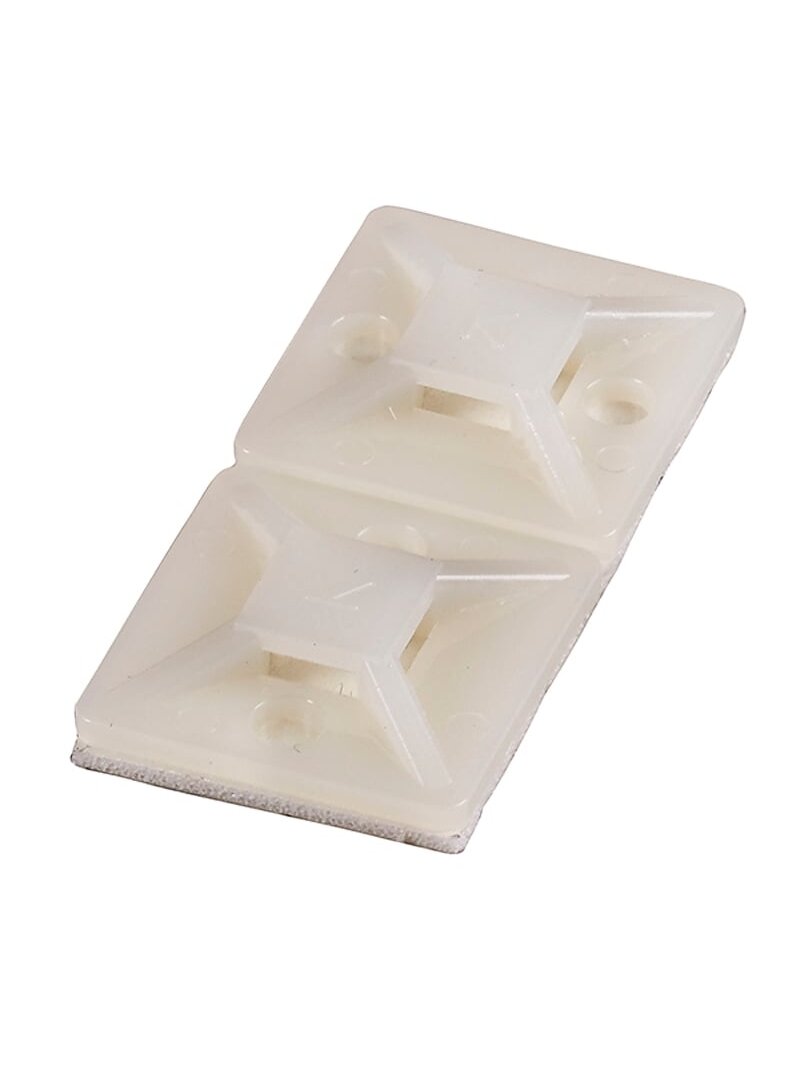 Lipni aikštelė dirželiams HAUPA 262160 (100vnt, balta, 19x19) Lipni aikštelė dirželiams HAUPA 262160 (100vnt, balta, 19x19)