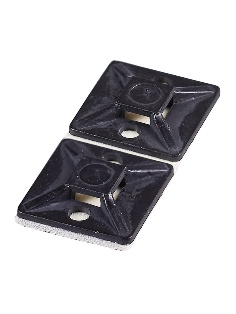 Lipni aikštelė dirželiams HAUPA 262161 (100vnt, juoda, 19x19) Lipni aikštelė dirželiams HAUPA 262161 (100vnt, juoda, 19x19)