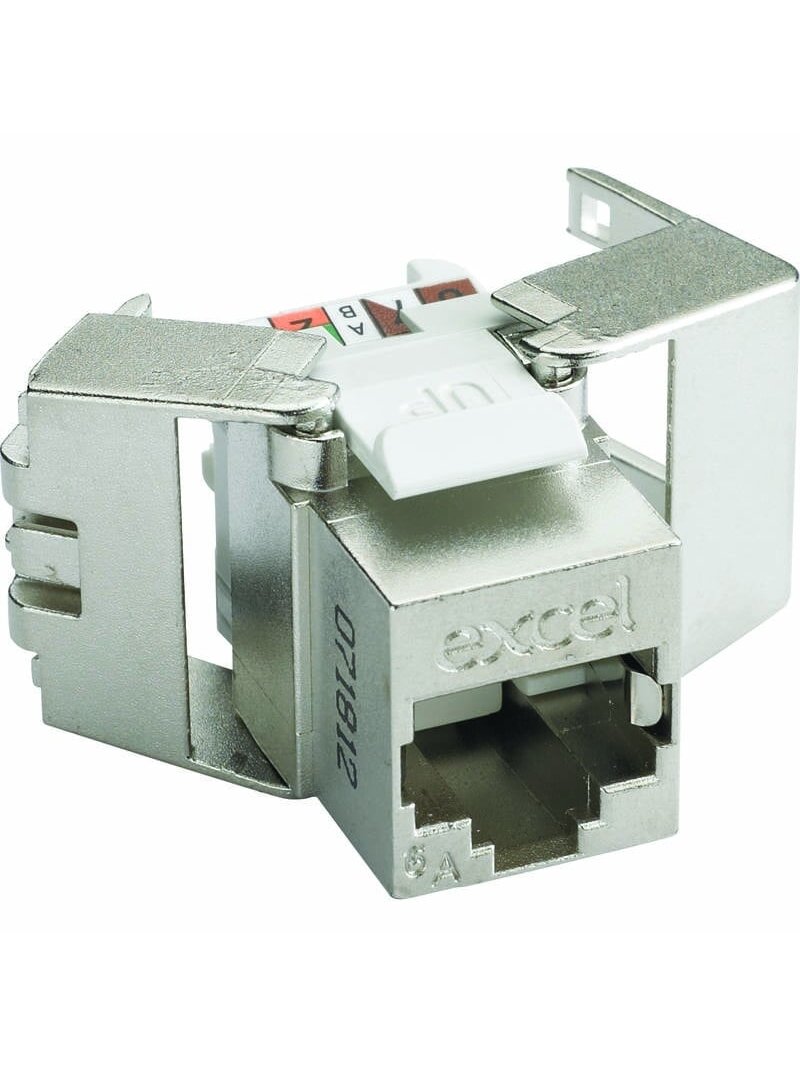 Lizdas RJ45 Excel 100-181 (Cat6A FTP, keystone) Lizdas RJ45 Excel 100-181 (Cat6A FTP, keystone)