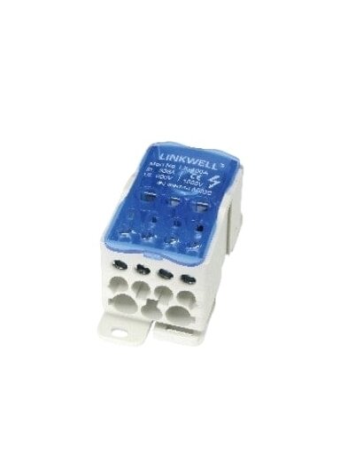 LK gnybtas 500A (In: 4x15 5x0.8 - 8x24x1, Out: 2x6-50mm² 5x2.5-25mm² 4x2.5-16mm²)