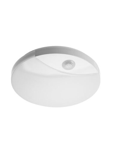 LOGOS LED šviestuvas su judesio davikliu (16w, 4000K, 1200lm, IP44) GTV LD-LOG16W-LED