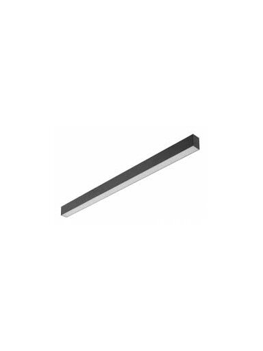 LUNA linijinis LED pakabinamas šviestuvas (juodas, 40W, 4000K, 3200lm, IP20) GTV LD-LUN40WNB-00-A