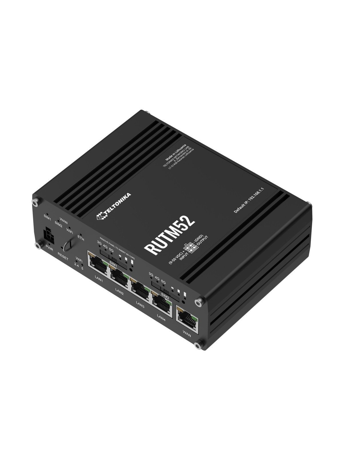 Maršrutizatorius 5 prievadų Teltonika RUTM52 DUAL 5G
